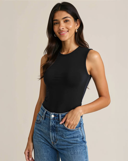 Black Basic Undershirt